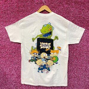 Rugrats Reptar Angelica & the Babies Nickelodeon Tee L